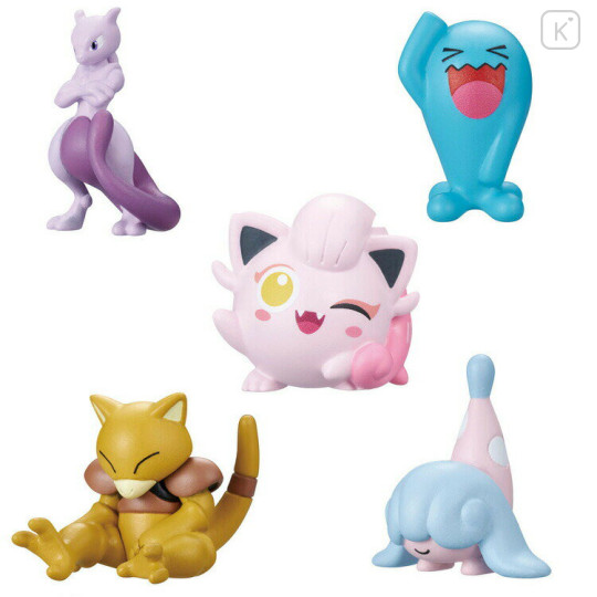 Japan Pokemon Bath Ball with Random Mascot - Pawmi & Pikachu : Pokeball : Psychic Type Secret Figure Blind Box Lavender Scent - 3