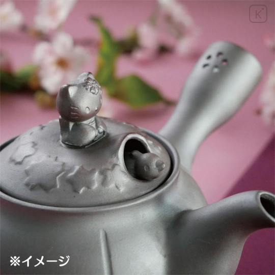 Japan Sanrio Banko Ware Pop-up Teapot - Hello Kitty - 5