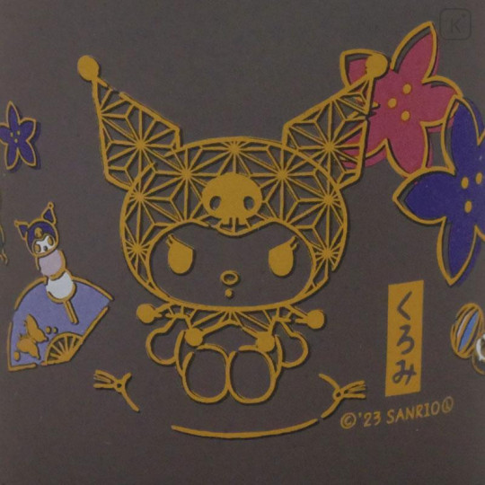 Japan Sanrio Banko Ware Teacup - Kuromi - 4