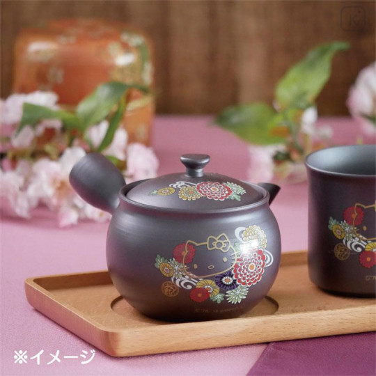 Japan Sanrio Banko Ware Teapot - Hello Kitty - 4