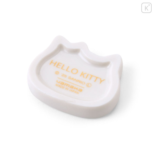 Japan Sanrio Chopstick Rest - Hello Kitty : Gold - 3