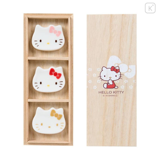 Japan Sanrio Chopstick Rest Set - Hello Kitty - 6