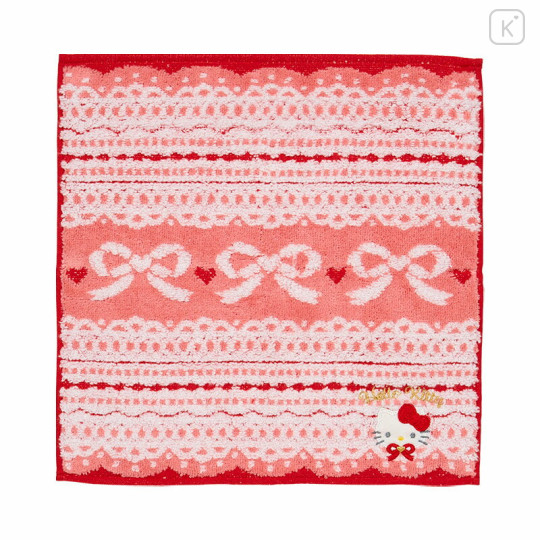 Japan Sanrio Original Petit Towel - Hello Kitty : Lace - 1