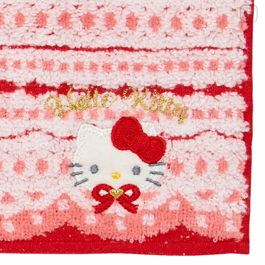 Japan Sanrio Original Petit Towel - Hello Kitty : Lace - 2