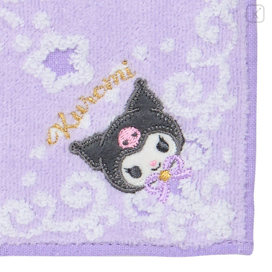 Japan Sanrio Original Petit Towel - Kuromi : Lace - 2