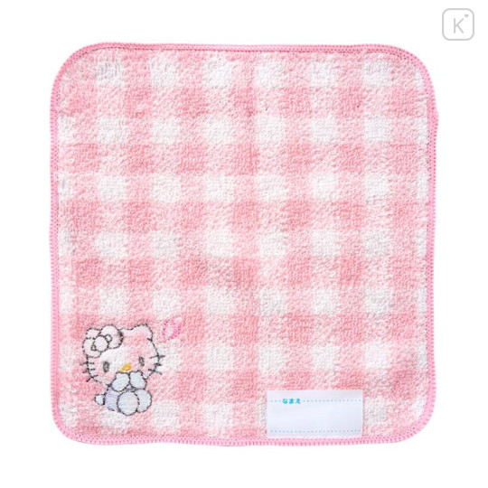 Japan Sanrio Original Embroidery Petit Towel Set - Hello Kitty - 4