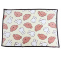 Japan Miffy Fluffy Throw Blanket - Boris & Miffy : Light Yellow - 1