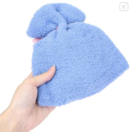 Japan Miffy Warm Socks & Drawstring Bag - Miffy : Blue Pink Stripe - 2