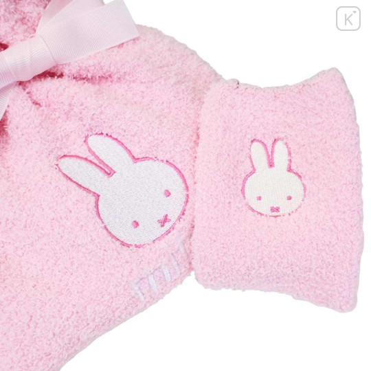 Japan Miffy Warm Socks & Drawstring Bag - Miffy : Pink - 3