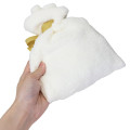 Japan Miffy Warm Socks & Drawstring Bag - Miffy : White Yellow Stripe - 2