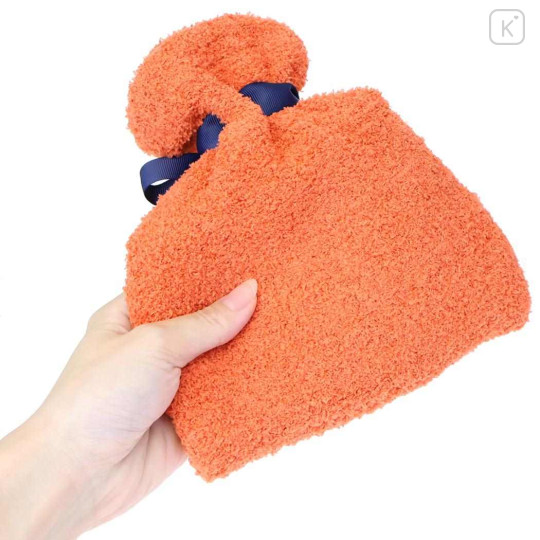 Japan Moomin Warm Socks & Drawstring Bag - Little My : Orange Beige - 2