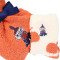 Japan Moomin Warm Socks & Drawstring Bag - Little My : Orange Beige - 3