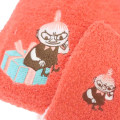 Japan Moomin Warm Socks & Drawstring Bag - Little My : Red Orange - 3