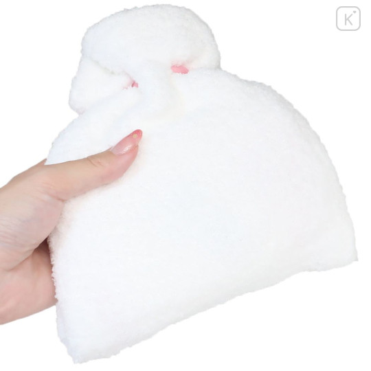 Japan Chibi Maruko Chan Warm Socks & Drawstring Bag - Miffy & Momoko Sakura : Pink White - 2