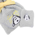 Japan Peanuts Warm Socks & Drawstring Bag - Snoopy : Grey Yellow - 3