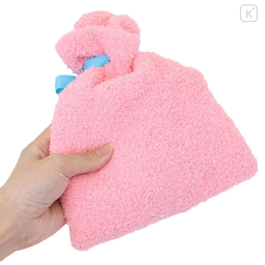 Japan Disney Warm Socks & Drawstring Bag - Lady and the Tramp : Pink - 2