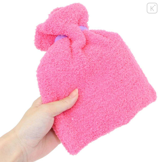 Japan Disney Warm Socks & Drawstring Bag - Lotso : Pink Purple - 2