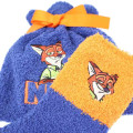Japan Disney Warm Socks & Drawstring Bag - Zootopia : Purple Orange - 3