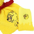 Japan Disney Warm Socks & Drawstring Bag - Pooh : Hunny Yellow - 3