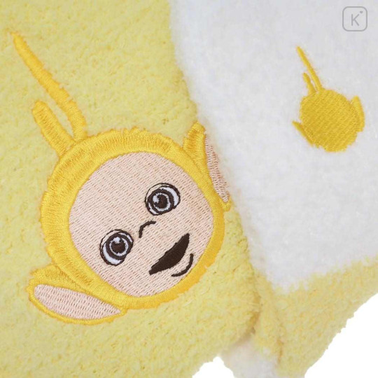 Japan Teletubbies Warm Socks & Drawstring Bag - White Yellow Lala - 3