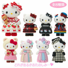 Japan Sanrio Original Secret Mascot - Hello Kitty : Monochrome Girly Twin Coordinate Birthday Doll Blind Box