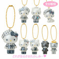 Japan Sanrio Original Secret Mascot Charm Keychain - Hello Kitty : Monochrome Girly Twin Coordinate Blind Box - 1
