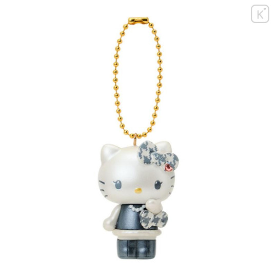 Japan Sanrio Original Secret Mascot Charm Keychain - Hello Kitty : Monochrome Girly Twin Coordinate Blind Box - 6