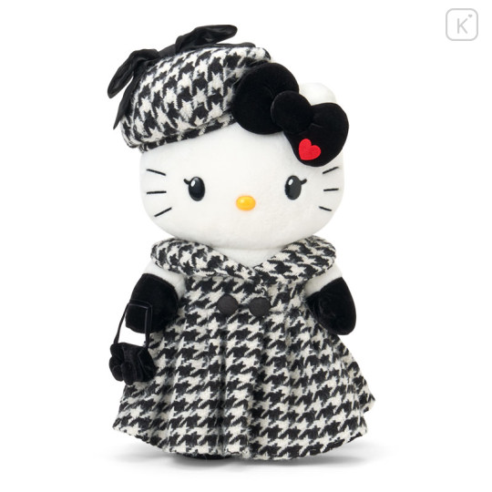Japan Sanrio Original Birthday Doll - Hello Kitty : Monochrome Girly Twin Coordinate - 1