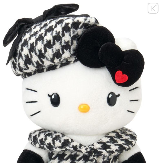 Japan Sanrio Original Birthday Doll - Hello Kitty : Monochrome Girly Twin Coordinate - 4
