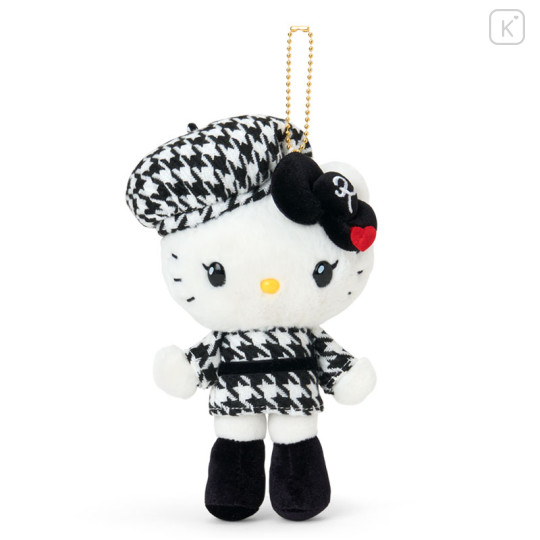 Japan Sanrio Original Mascot Holder - Hello Kitty : Monochrome Girly Twin Coordinate - 1