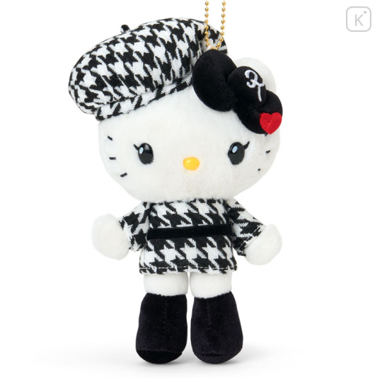 Japan Sanrio Original Mascot Holder - Hello Kitty : Monochrome Girly Twin Coordinate - 2