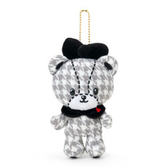 Japan Sanrio Original Mascot Holder - Tiny Chum : Monochrome Girly Twin Coordinate