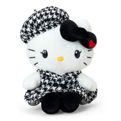 Japan Sanrio Original Plush Toy - Hello Kitty : Monochrome Girly Twin Coordinate
