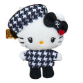 Japan Sanrio Original Mascot Hair Clip Set - Hello Kitty & Hello Mimmy : Monochrome Girly Twin Coordinate - 4
