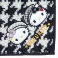 Japan Sanrio Original Petit Towel - Hello Kitty & Hello Mimmy : Monochrome Girly Twin Coordinate - 2