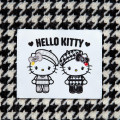 Japan Sanrio Original Scarf - Hello Kitty & Hello Mimmy : Monochrome Girly Twin Coordinate - 2