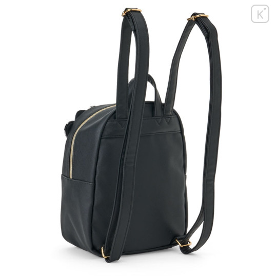 Japan Sanrio Original Face-shaped Backpack - Hello Kitty : Monochrome Girly Twin Coordinate - 2