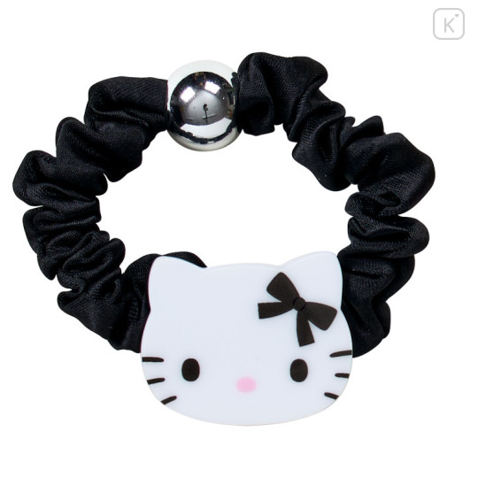 Japan Sanrio Mascot Hair Tie Set - Hello Kitty : Monotone Ribbon B - 2