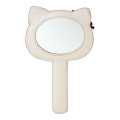 Japan Sanrio Hand Mirror - Hello Kitty : Monotone Ribbon - 2