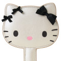 Japan Sanrio Hand Mirror - Hello Kitty : Monotone Ribbon - 3