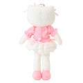 Japan Sanrio Original Mascot Holder - Hello Kitty : Sanrio Closet Collection Girly Style Lace-up Blouse Ribbon Frill - 3