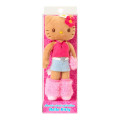 Japan Sanrio Original Mascot Holder - Hello Kitty : Sanrio Closet Collection Gal Style Y2K Hibiscus Tan Style Up Mascot - 4