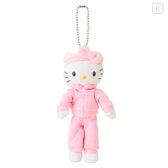 Japan Sanrio Original Mascot Holder - Hello Kitty : Sanrio Closet Collection Sporty Style Pink - 1