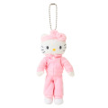 Japan Sanrio Original Mascot Holder - Hello Kitty : Sanrio Closet Collection Sporty Style Pink - 1