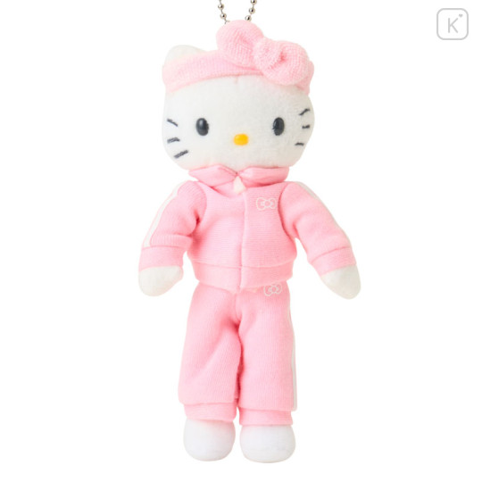 Japan Sanrio Original Mascot Holder - Hello Kitty : Sanrio Closet Collection Sporty Style Pink - 2