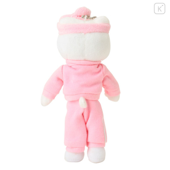 Japan Sanrio Original Mascot Holder - Hello Kitty : Sanrio Closet Collection Sporty Style Pink - 3