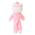 Japan Sanrio Original Mascot Holder - Hello Kitty : Sanrio Closet Collection Sporty Style Pink - 3