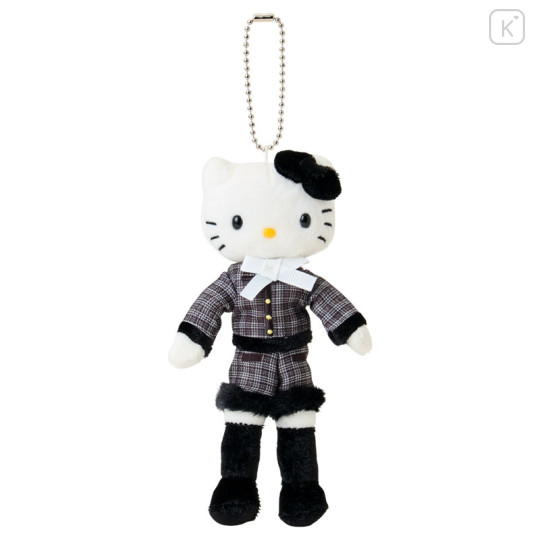 Japan Sanrio Original Mascot Holder - Hello Kitty : Sanrio Closet Collection Tweed Style Elegant Outing - 1