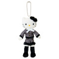 Japan Sanrio Original Mascot Holder - Hello Kitty : Sanrio Closet Collection Tweed Style Elegant Outing - 1