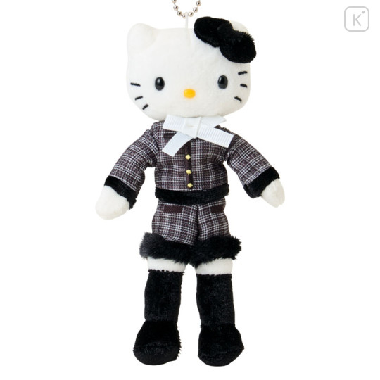 Japan Sanrio Original Mascot Holder - Hello Kitty : Sanrio Closet Collection Tweed Style Elegant Outing Style Up Mascot - 2